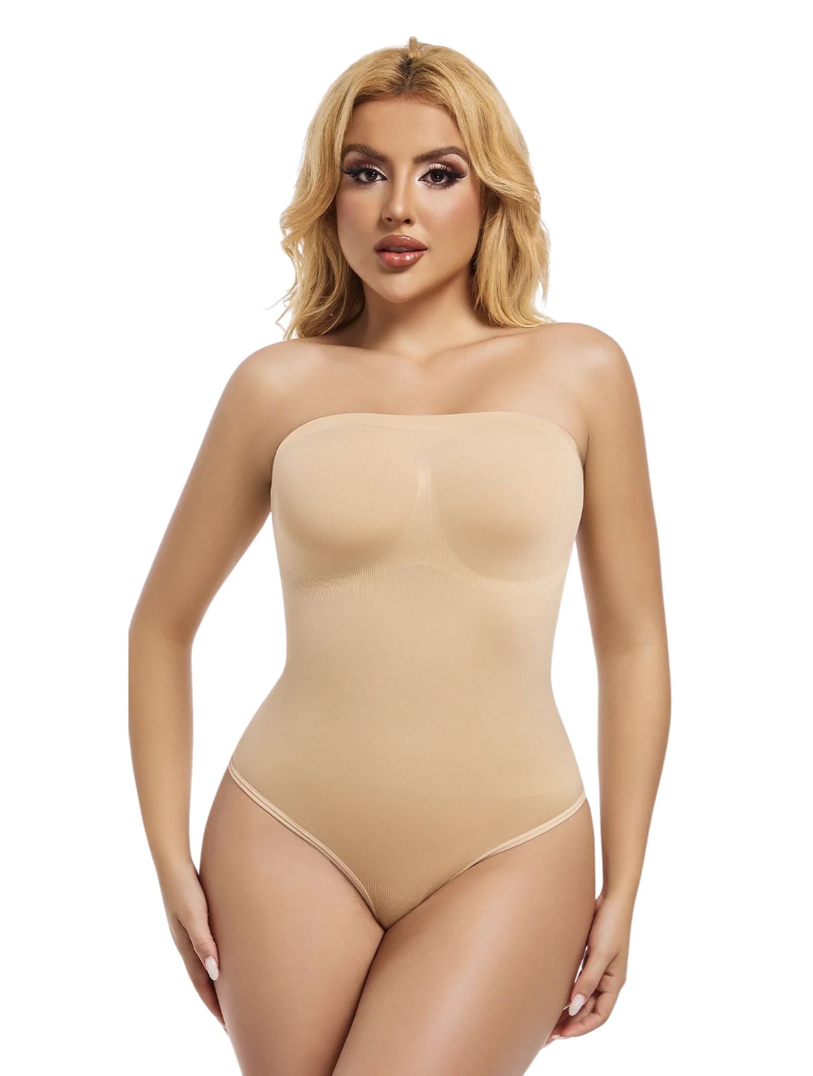 SculptEase Strapless Bodysuit