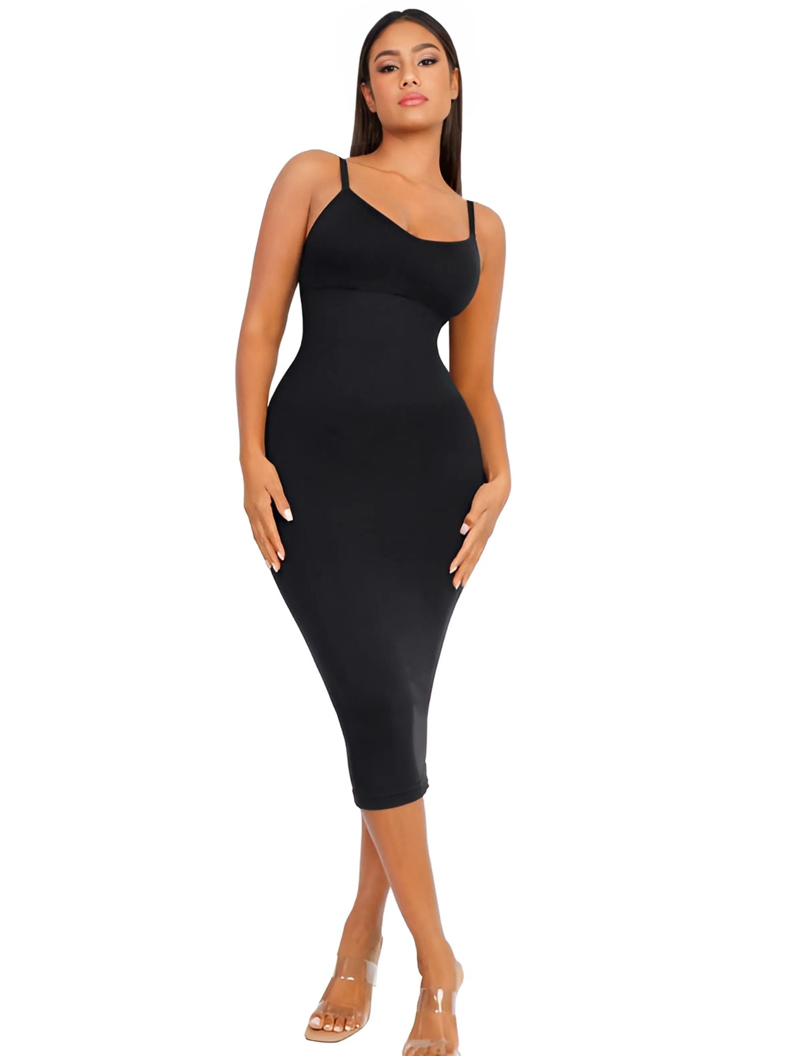 Smooth Contour Midi Dress