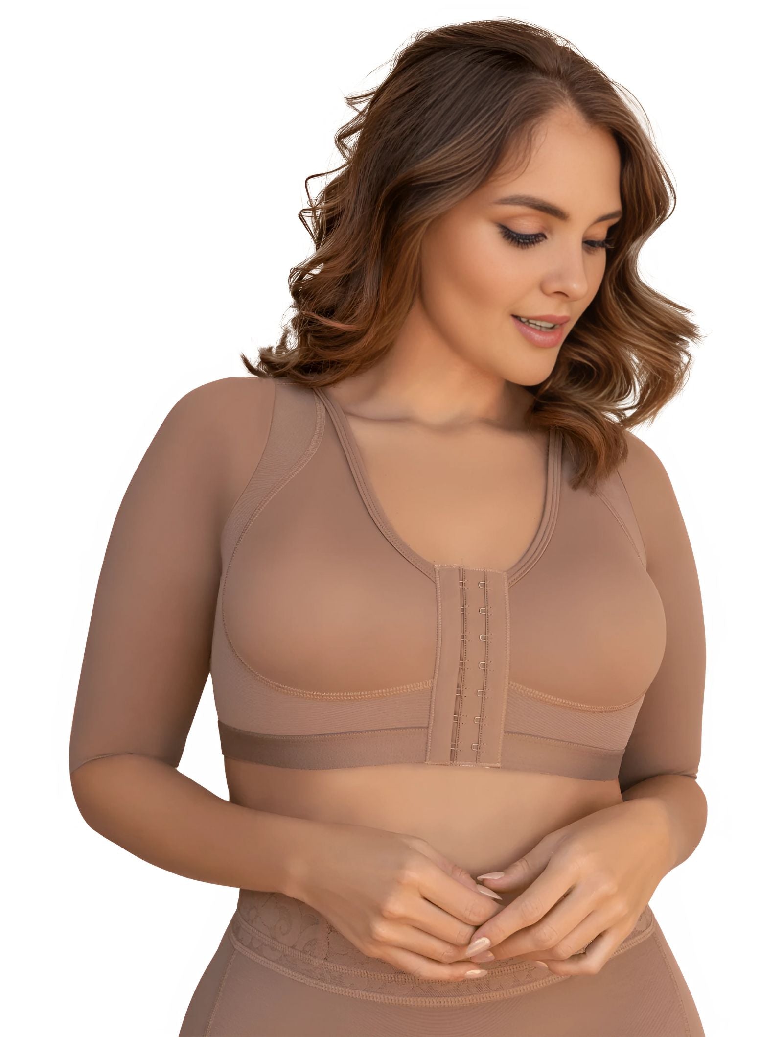 SleeveSculpt Support Bra