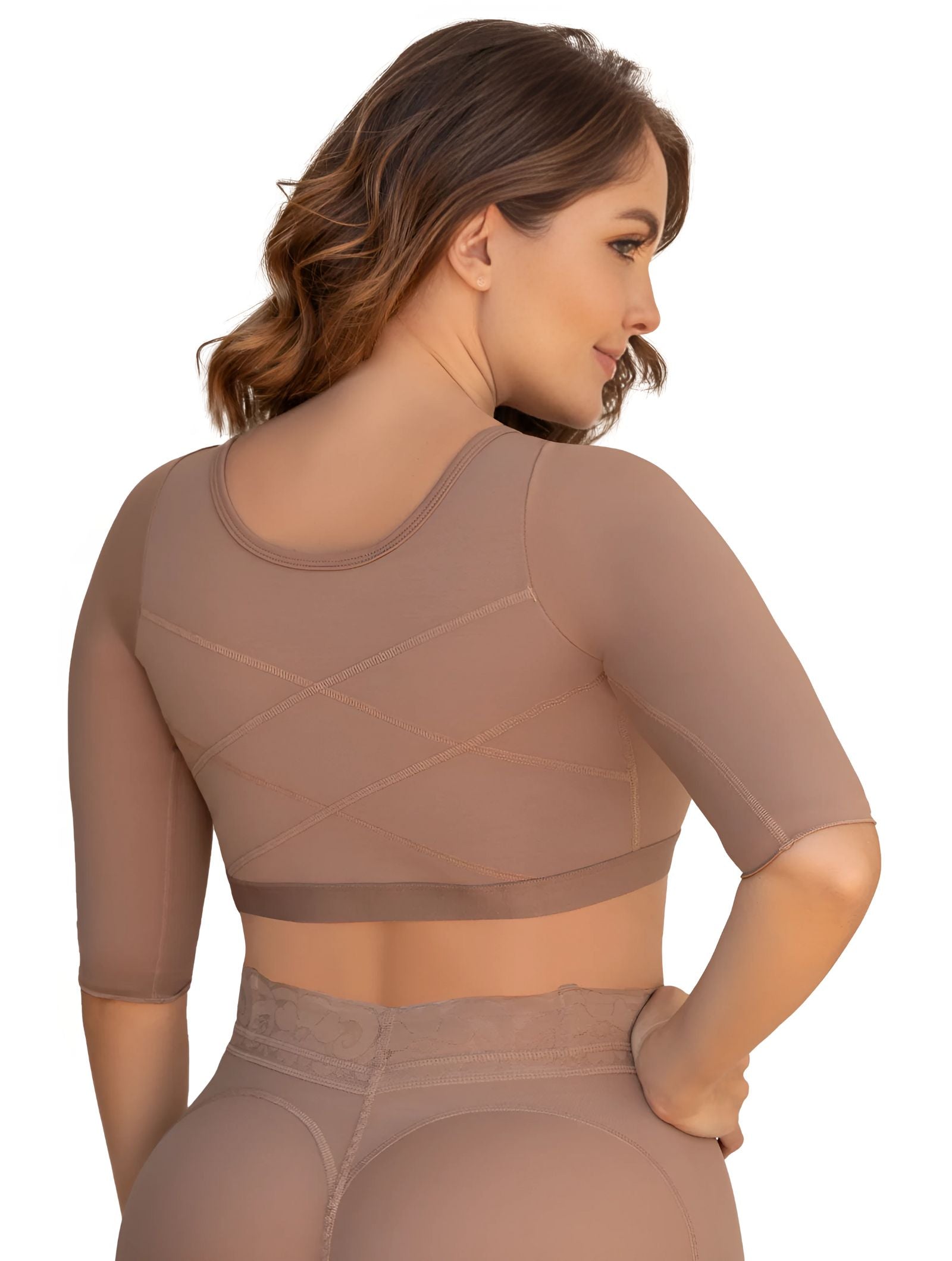SleeveSculpt Support Bra
