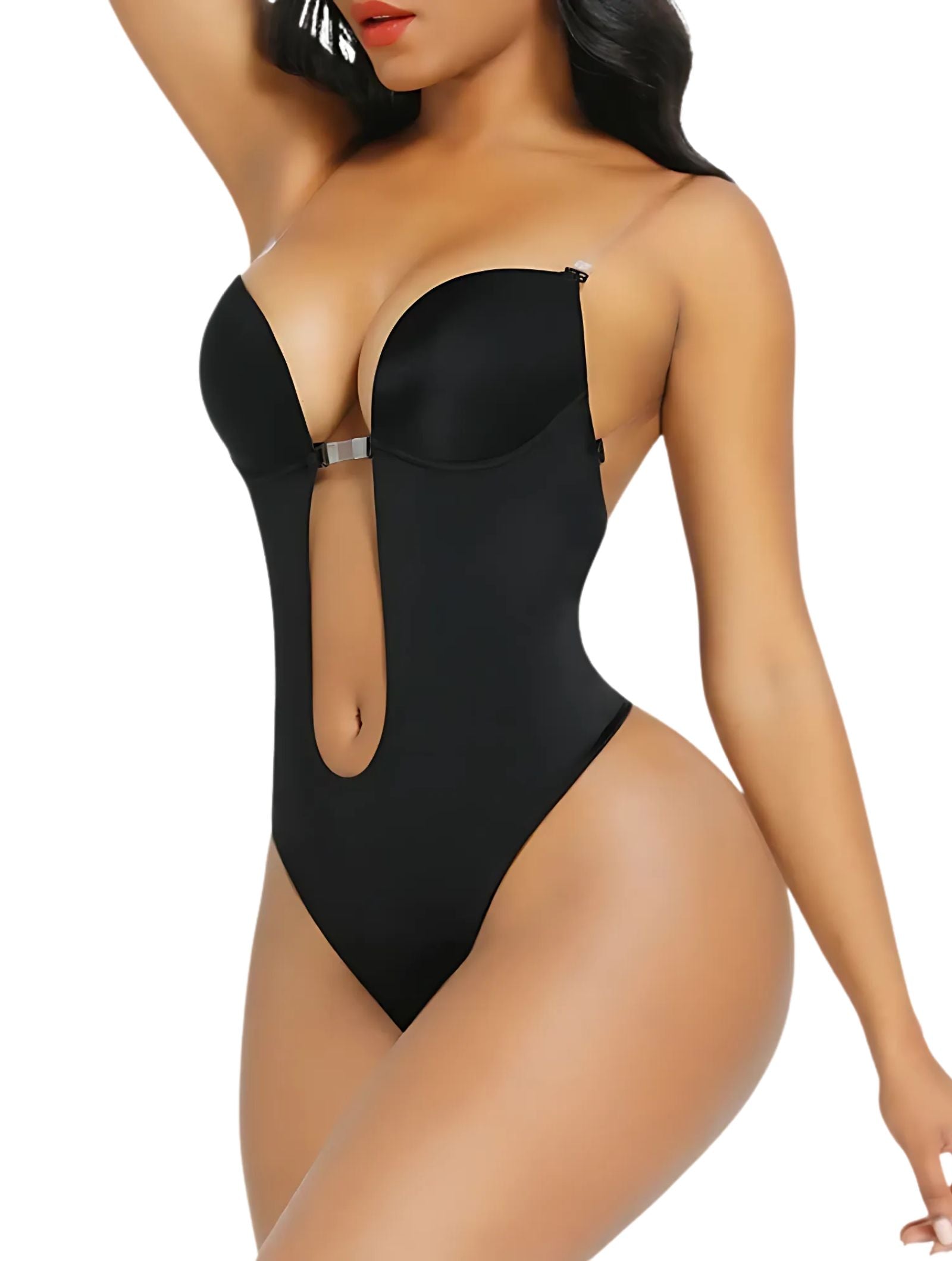 Sculpt Lift U Plunge Thong Bodysuit